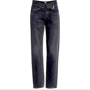 Jean Atelier Flip Jeans in Onyx size 26